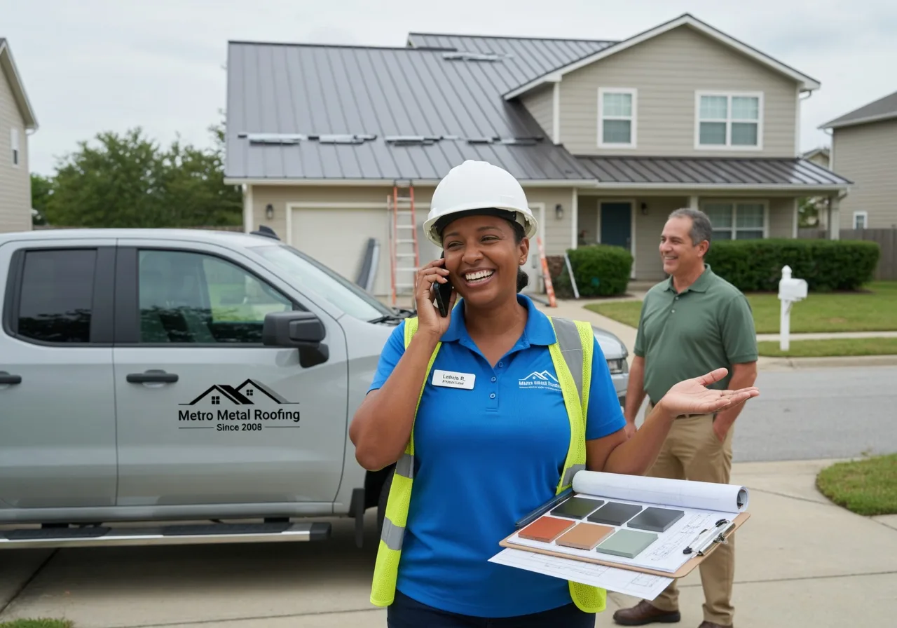 Storm Damage Metal Roof Repair in Westmoreland, KS